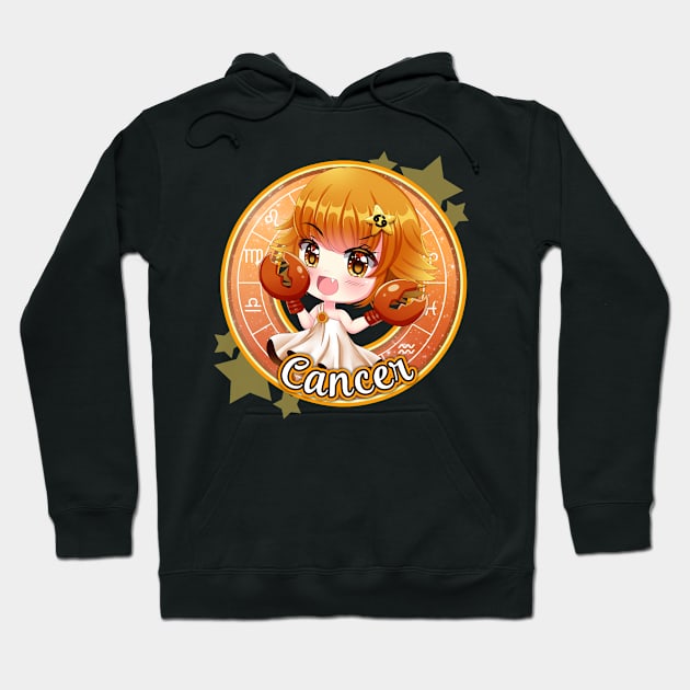 Chibi Cancer Hoodie by My Tribe Apparel